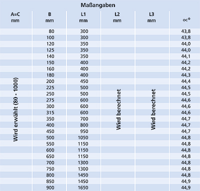 45° Abgangsstutzen