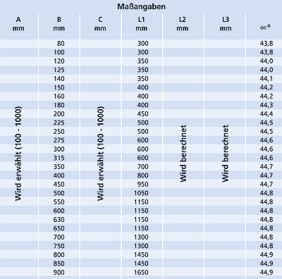 45° Abzweigrohr konisch