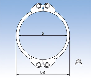 Spannringe Butyl Dichtmasse Rohrsysteme Rohre Rohr