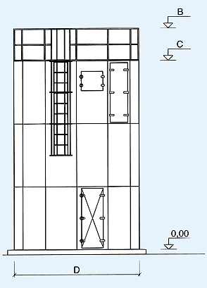 Stahlblechsilo